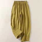 Amalia™ | Pantalón fluido de algodón y lino
