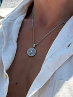 Collar Compass | Plata
