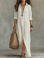 Willow | Vestido maxi con silueta favorecedora