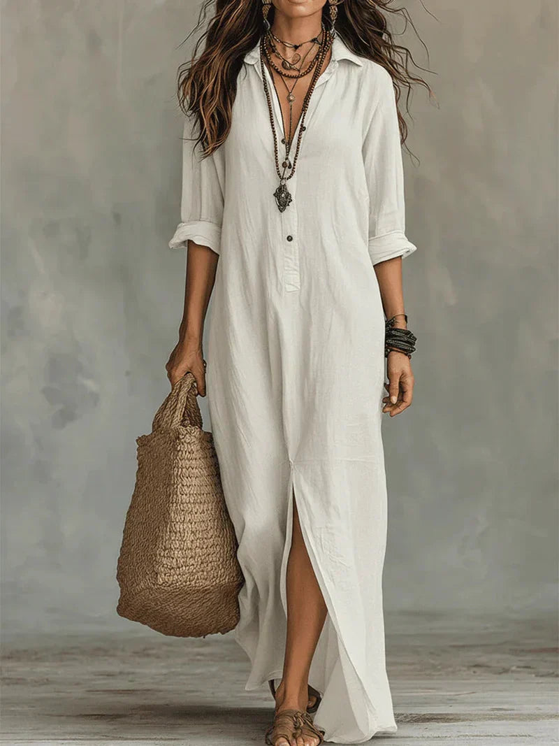 Willow | Vestido maxi con silueta favorecedora