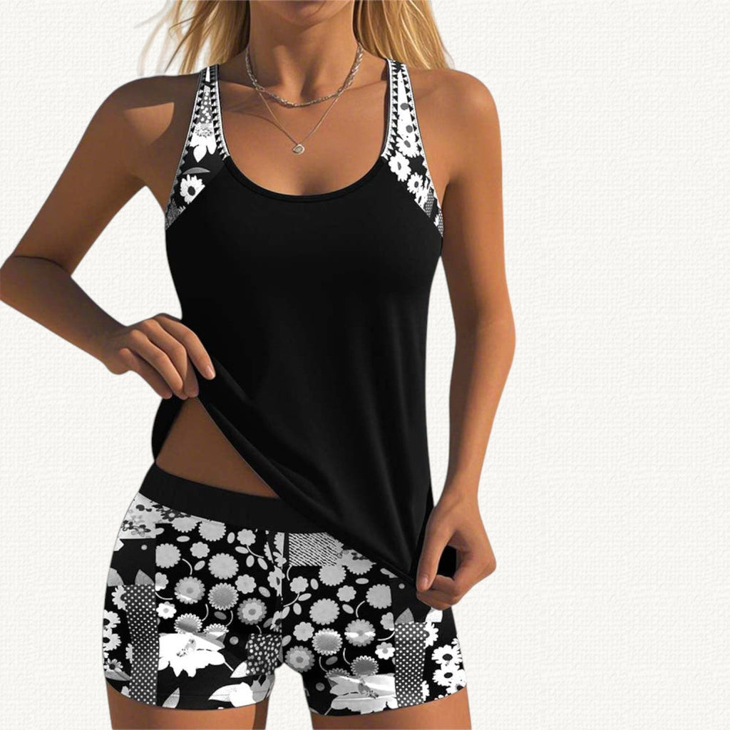 Vera | Tankini floral avec short ample
