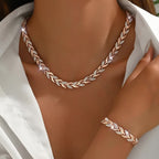 Claudine | Conjunto de collar y pulsera cola de pez - NUABY