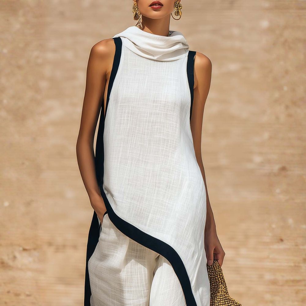 Leonora | Conjunto elegante de lino NUABY