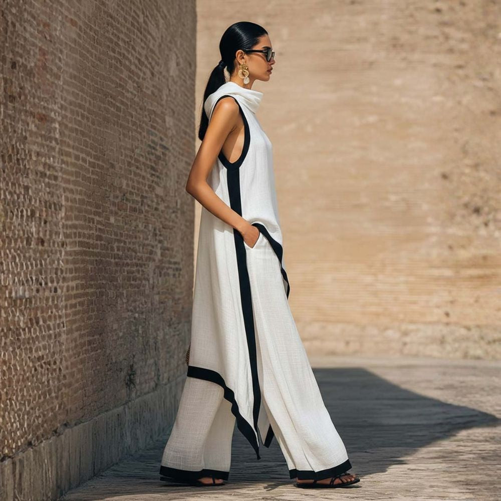 Leonora | Conjunto elegante de lino NUABY