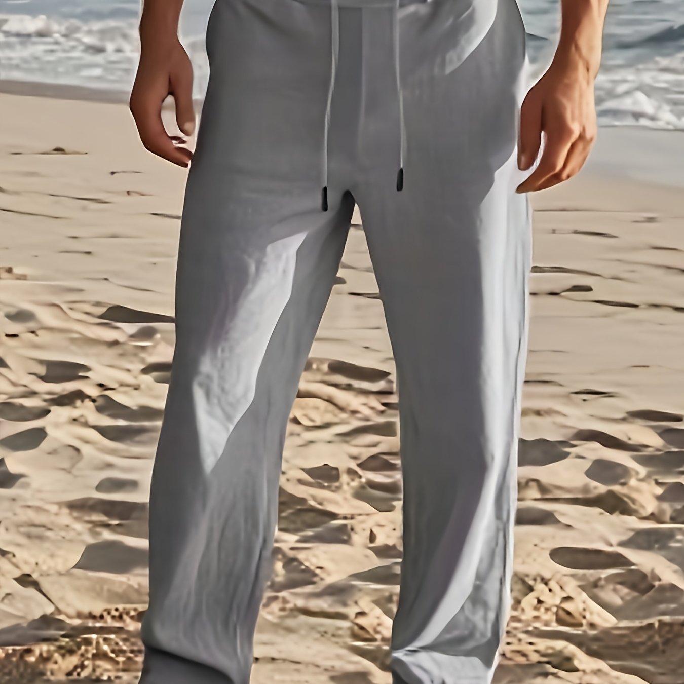 LAURENT MONACO | Pantalon en lin pour homme