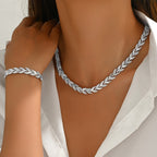 Claudine | Conjunto de collar y pulsera cola de pez - NUABY