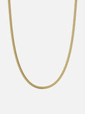 Cadena cubana dorada 3 mm NuaBy