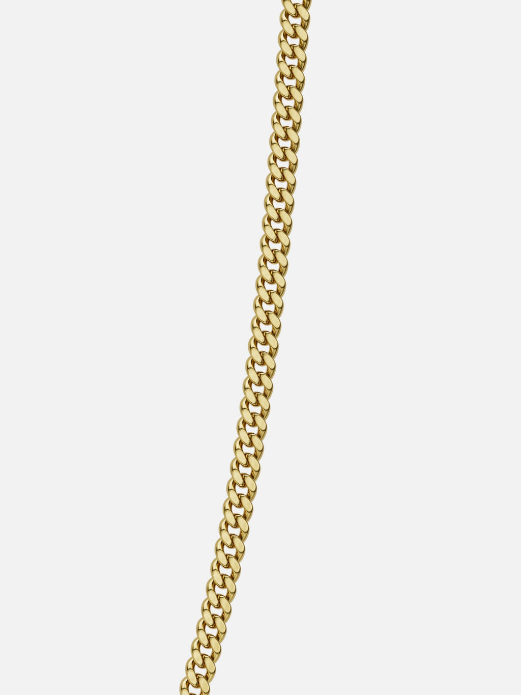 Cadena cubana dorada 3 mm NuaBy