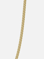 Cadena cubana dorada 3 mm NuaBy