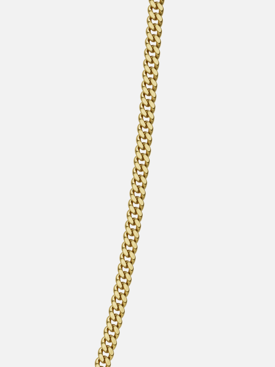 Cadena cubana dorada 3 mm NuaBy