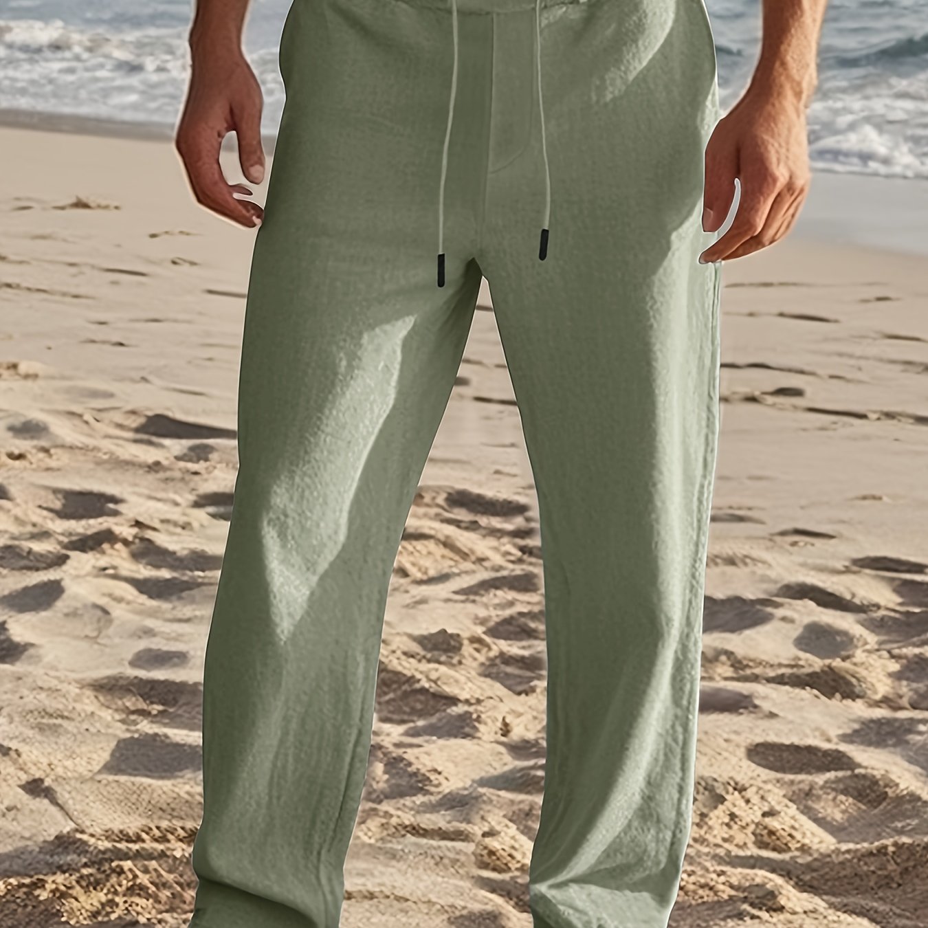 LAURENT MONACO | Pantalon en lin pour homme