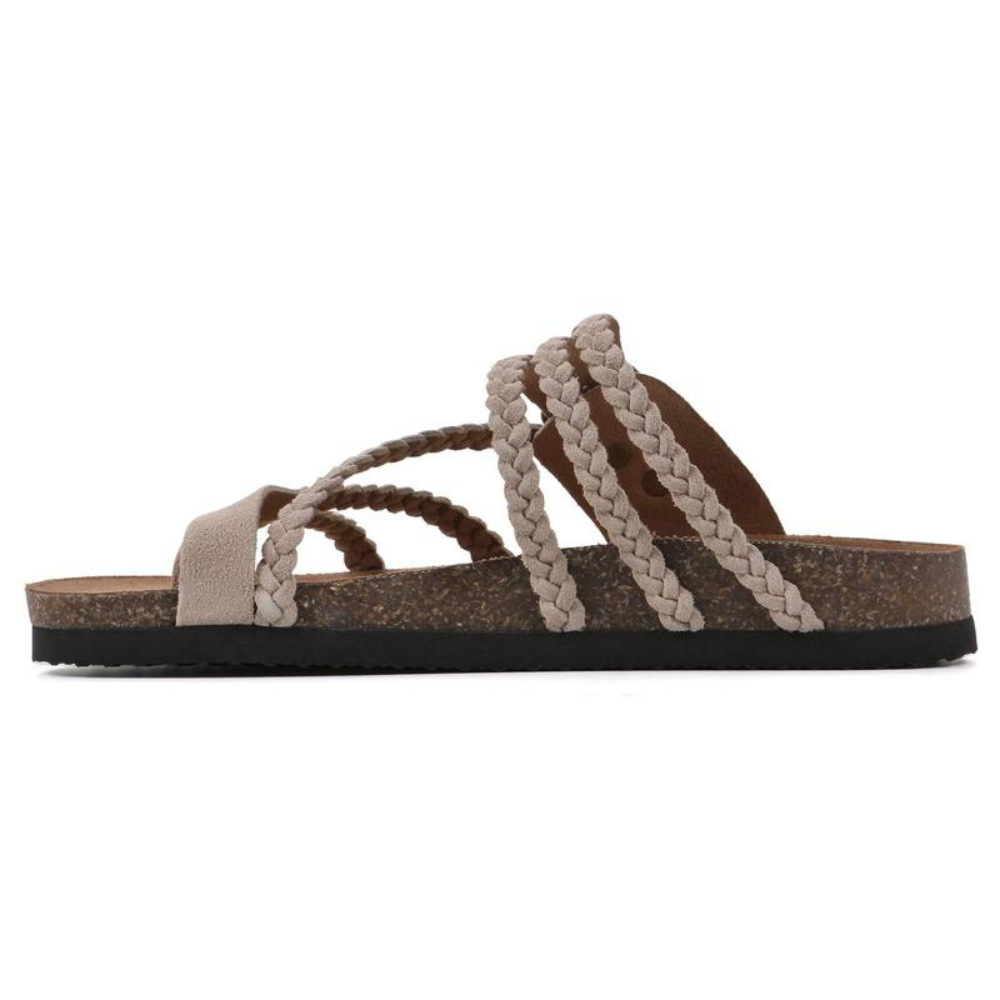 Sandalias Ortopédicas Alina color Cuero