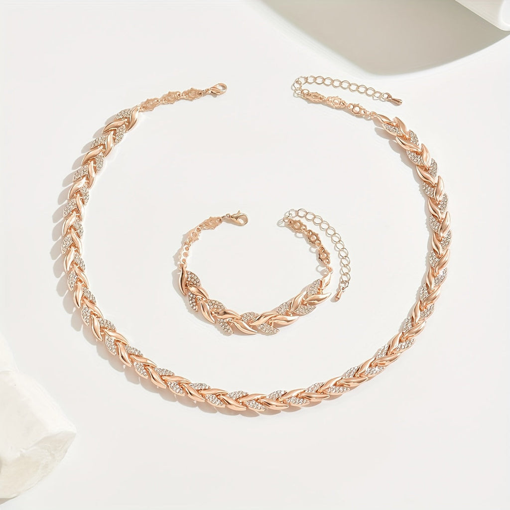 Claudine | Conjunto de collar y pulsera cola de pez - NUABY