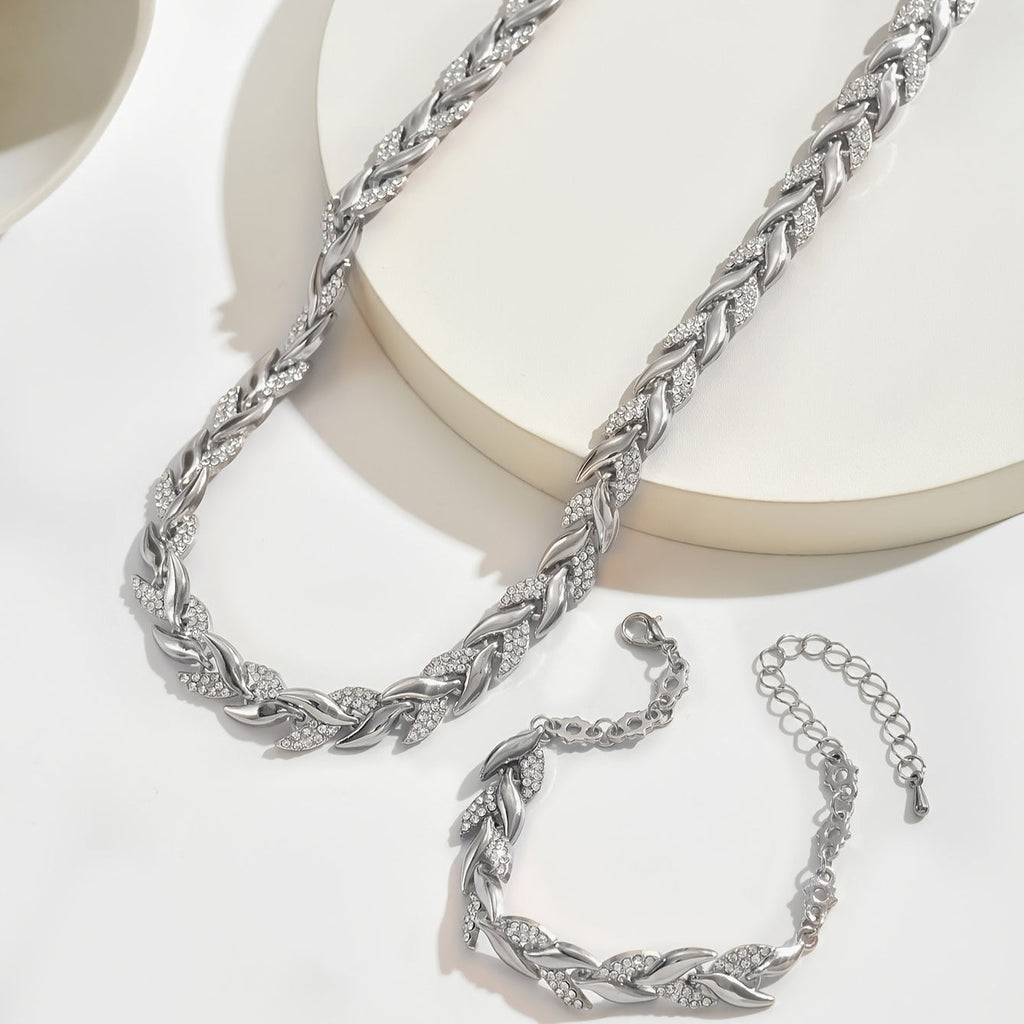 Claudine | Conjunto de collar y pulsera cola de pez - NUABY