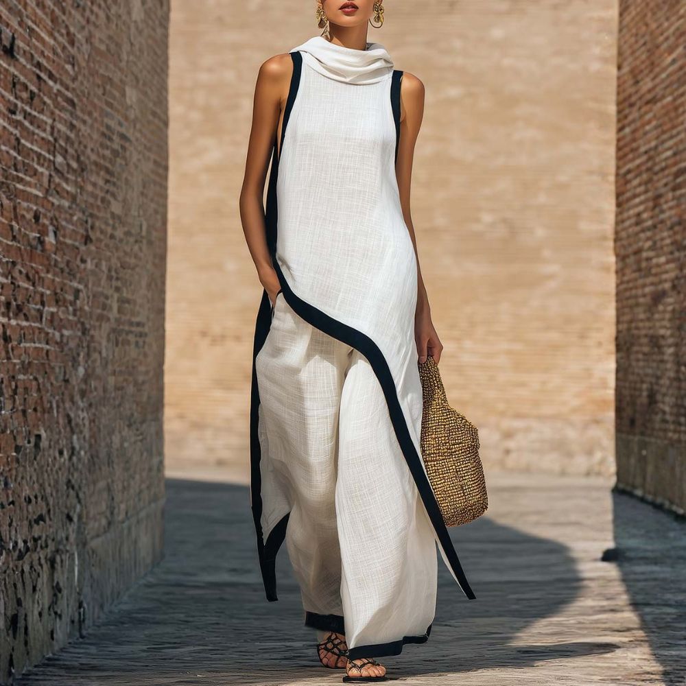 Leonora | Conjunto elegante de lino NUABY