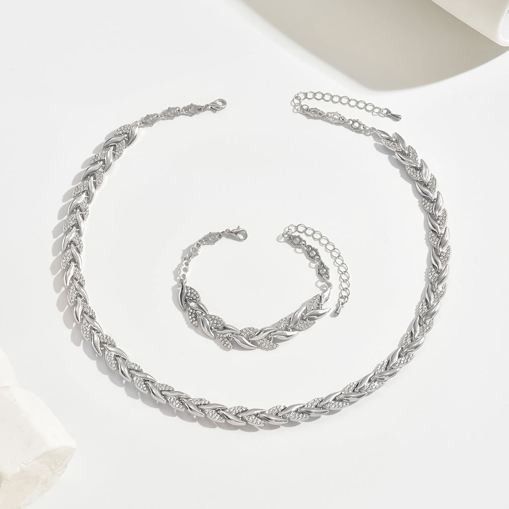Claudine | Conjunto de collar y pulsera cola de pez - NUABY
