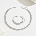 Claudine | Conjunto de collar y pulsera cola de pez - NUABY