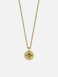 Collar Compass dorado para hombre