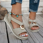 Sandalias Zéphiriane negras con soporte ajustable