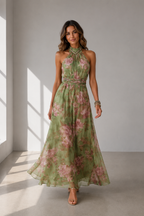 Livia | Vestido largo hartel floral
