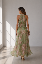 Livia | Vestido largo hartel floral