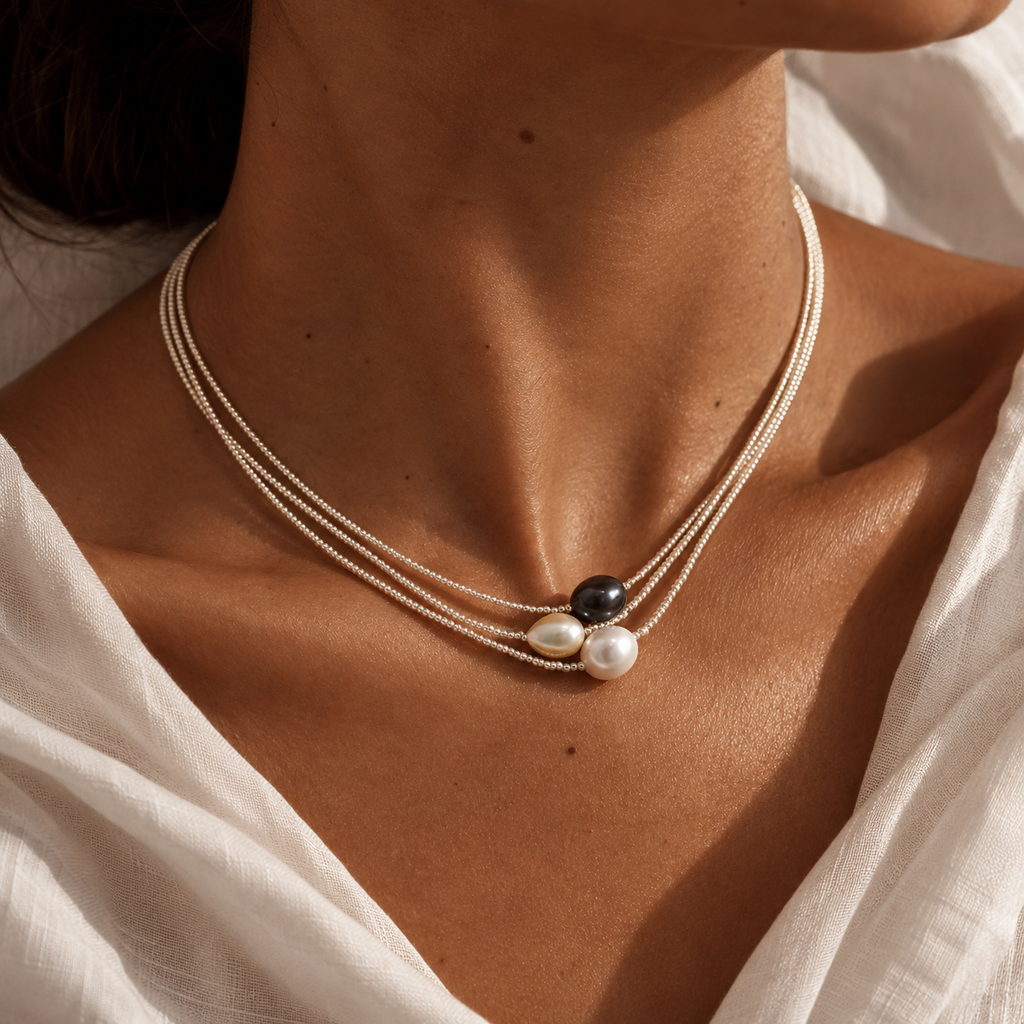 Collier perle éternelle