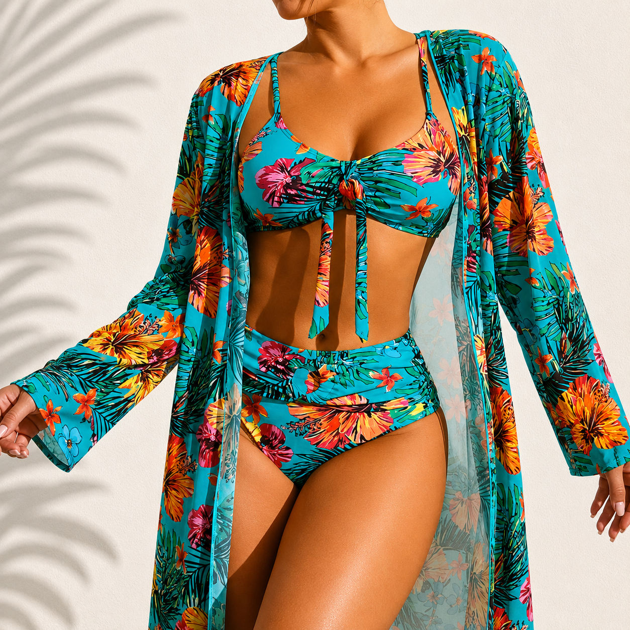 NuaBy | Bikini 3 Pièces Élégant Tropical Marie