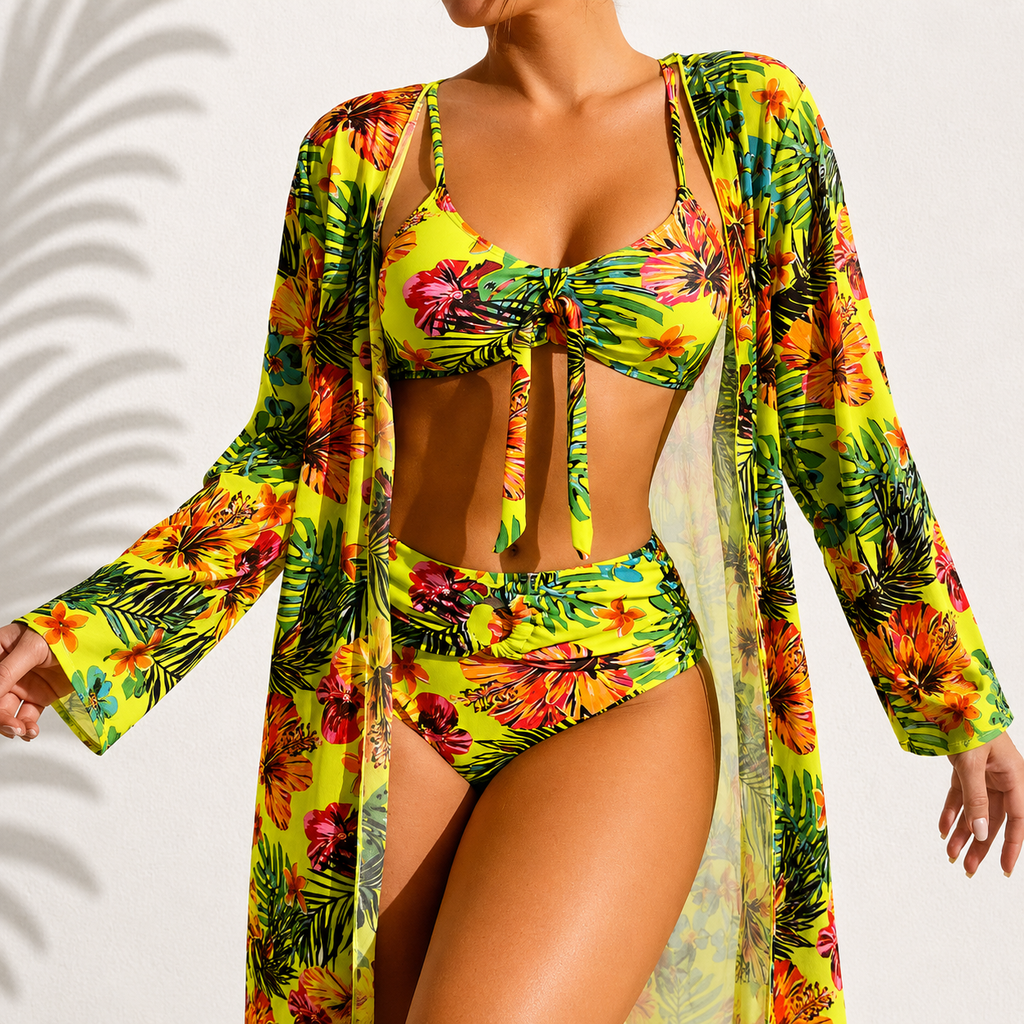 NuaBy | Bikini 3 Pièces Élégant Tropical Marie