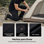 Pantalones cargo tácticos color gris