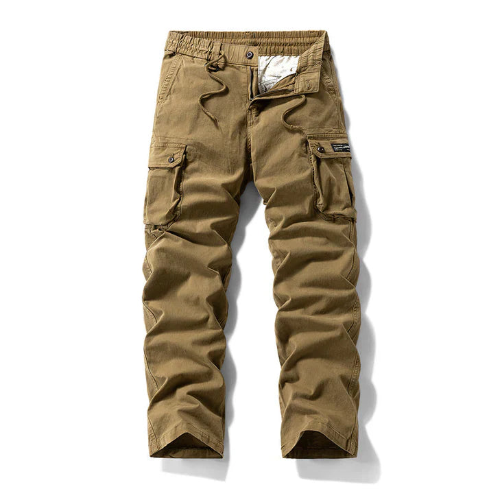 Pantalones cargo tácticos color gris