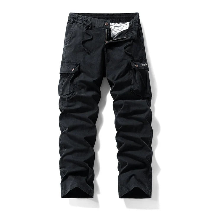 Pantalones cargo tácticos color marrón claro