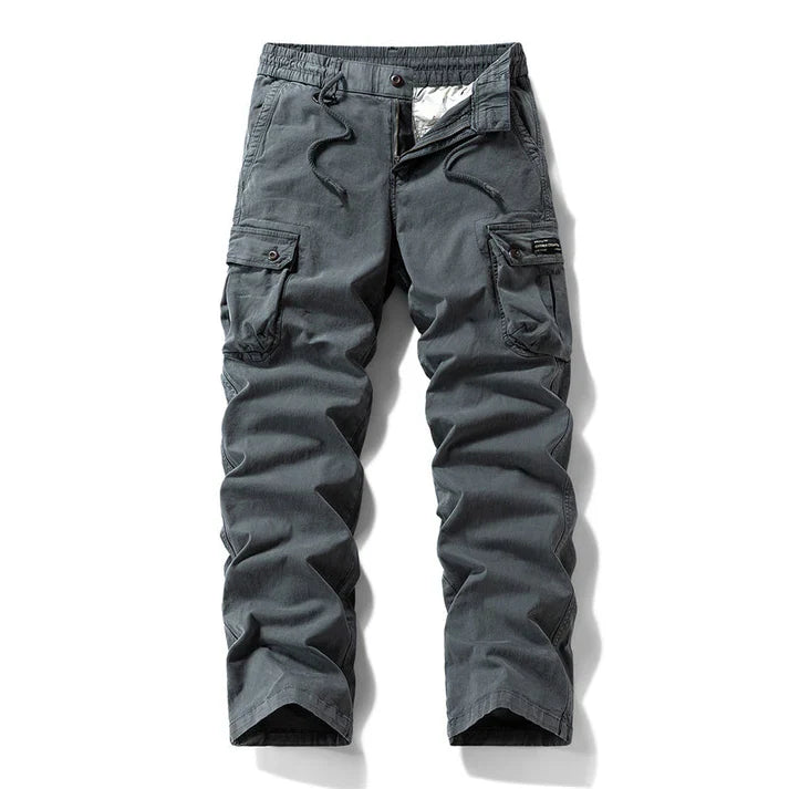 Pantalones cargo tácticos color negro