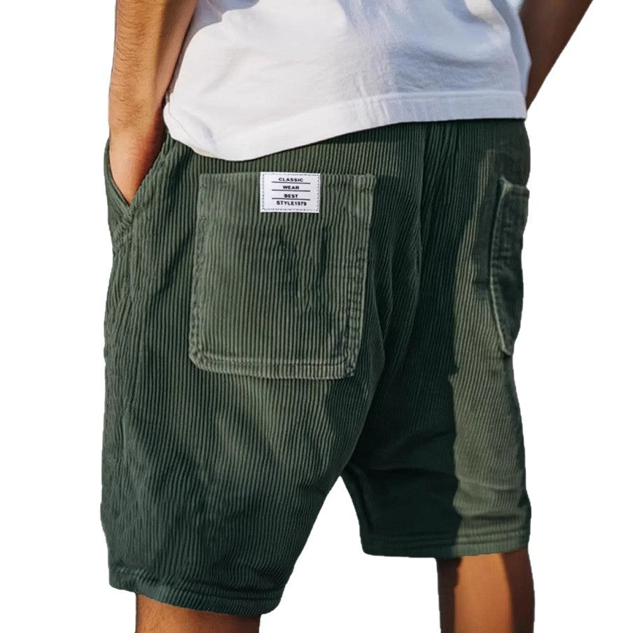 Victor | Short de Terciopelo Chic color Gris talla 3XL - NUABY