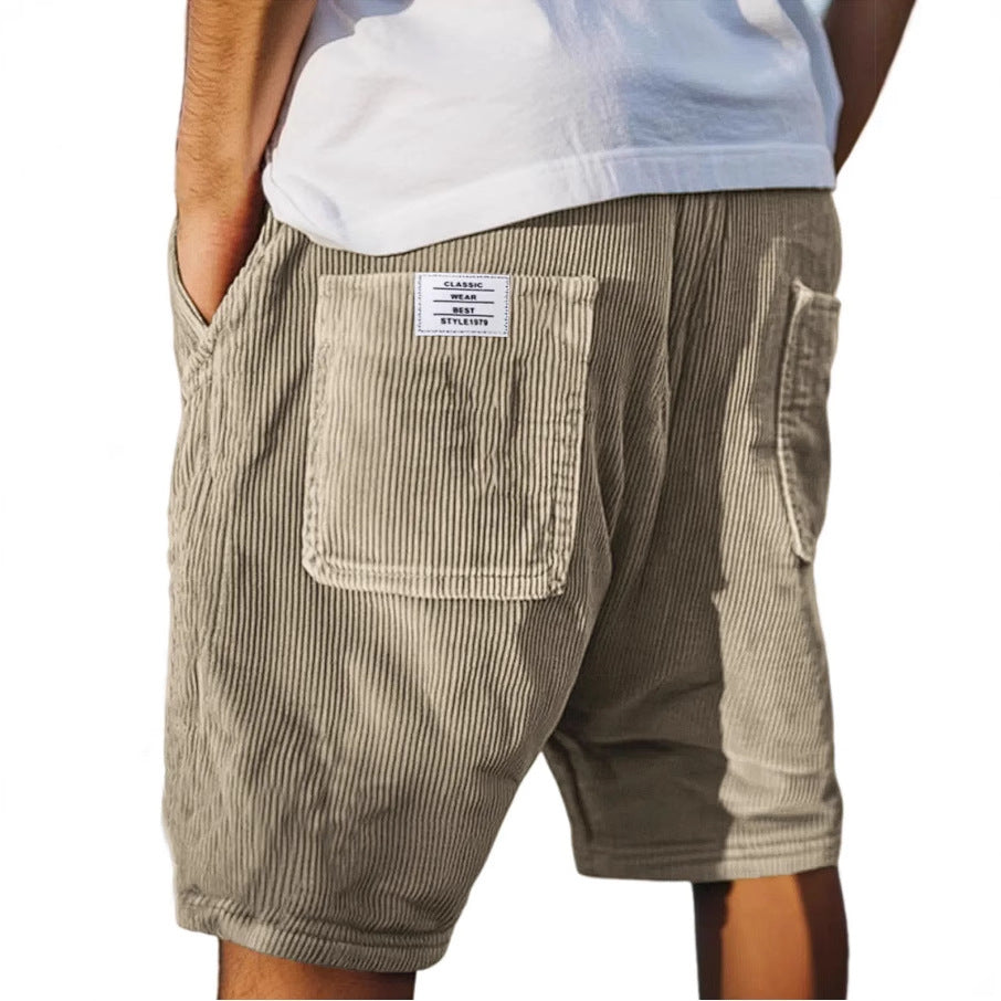 Victor | Short de Terciopelo Chic color Gris talla M - NUABY