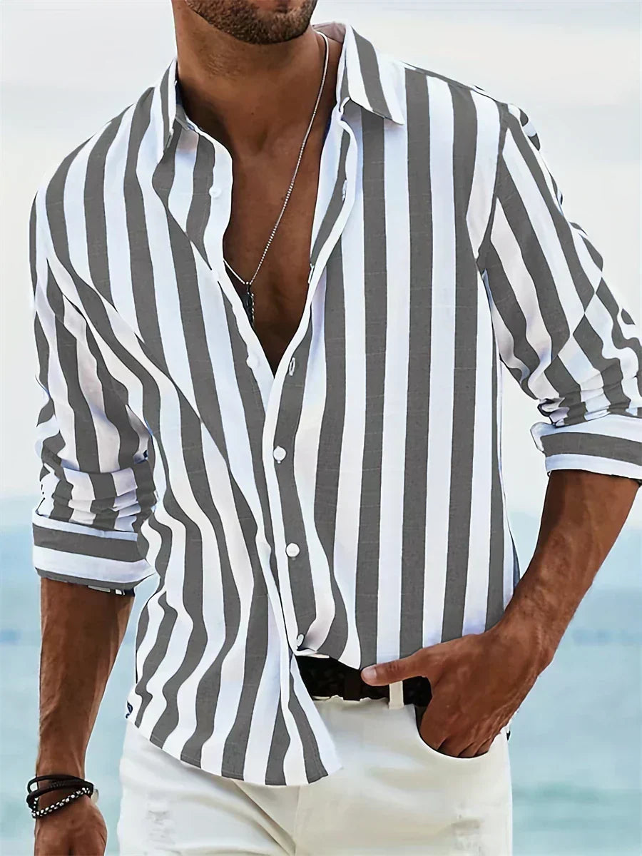Camisa ligera de rayas Liana - NUABY