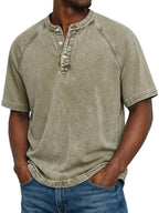 Leblanc™ | Camisa vintage abotonada para hombre