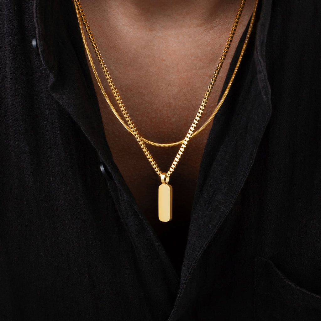 Dúo de Collares con Colgante Minimalista