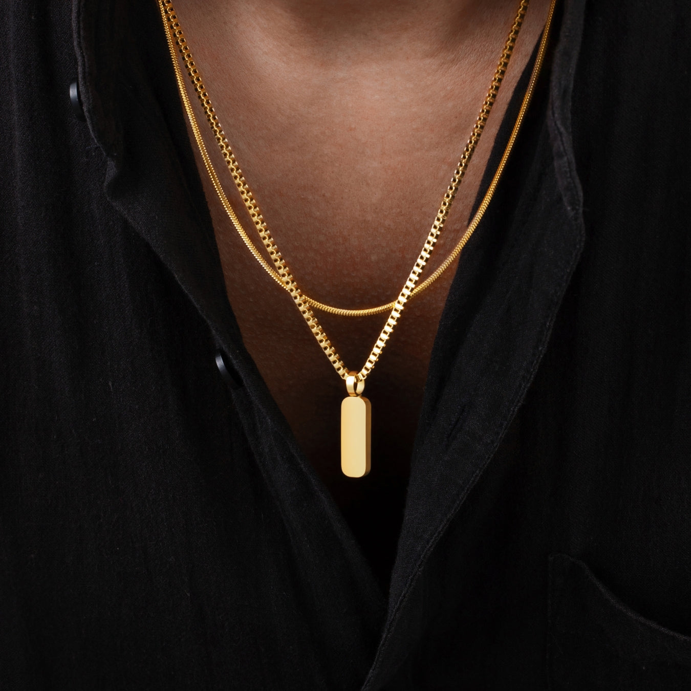 Dúo de Collares con Colgante Minimalista
