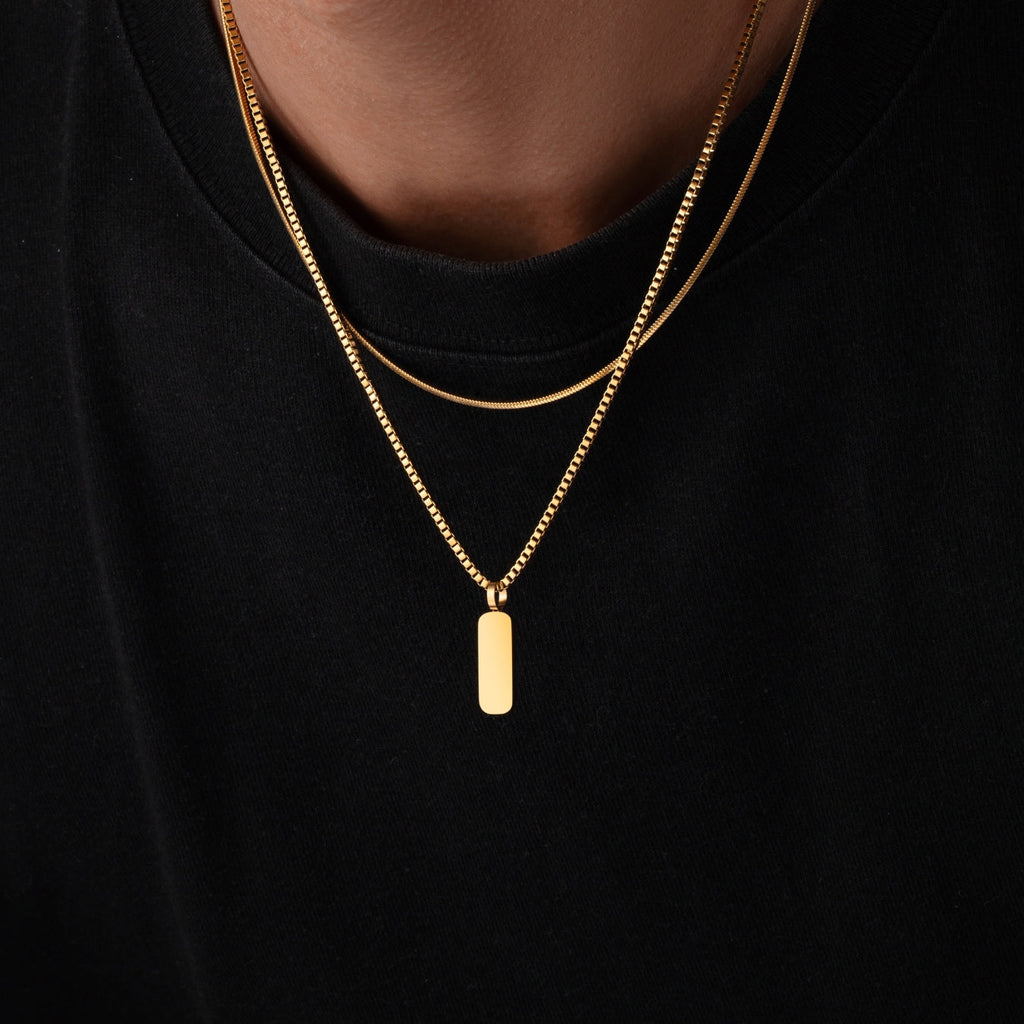 Dúo de Collares con Colgante Minimalista