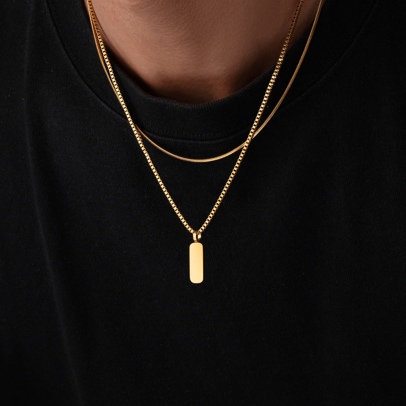 Dúo de Collares con Colgante Minimalista