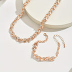 Claudine | Conjunto de collar y pulsera cola de pez - NUABY
