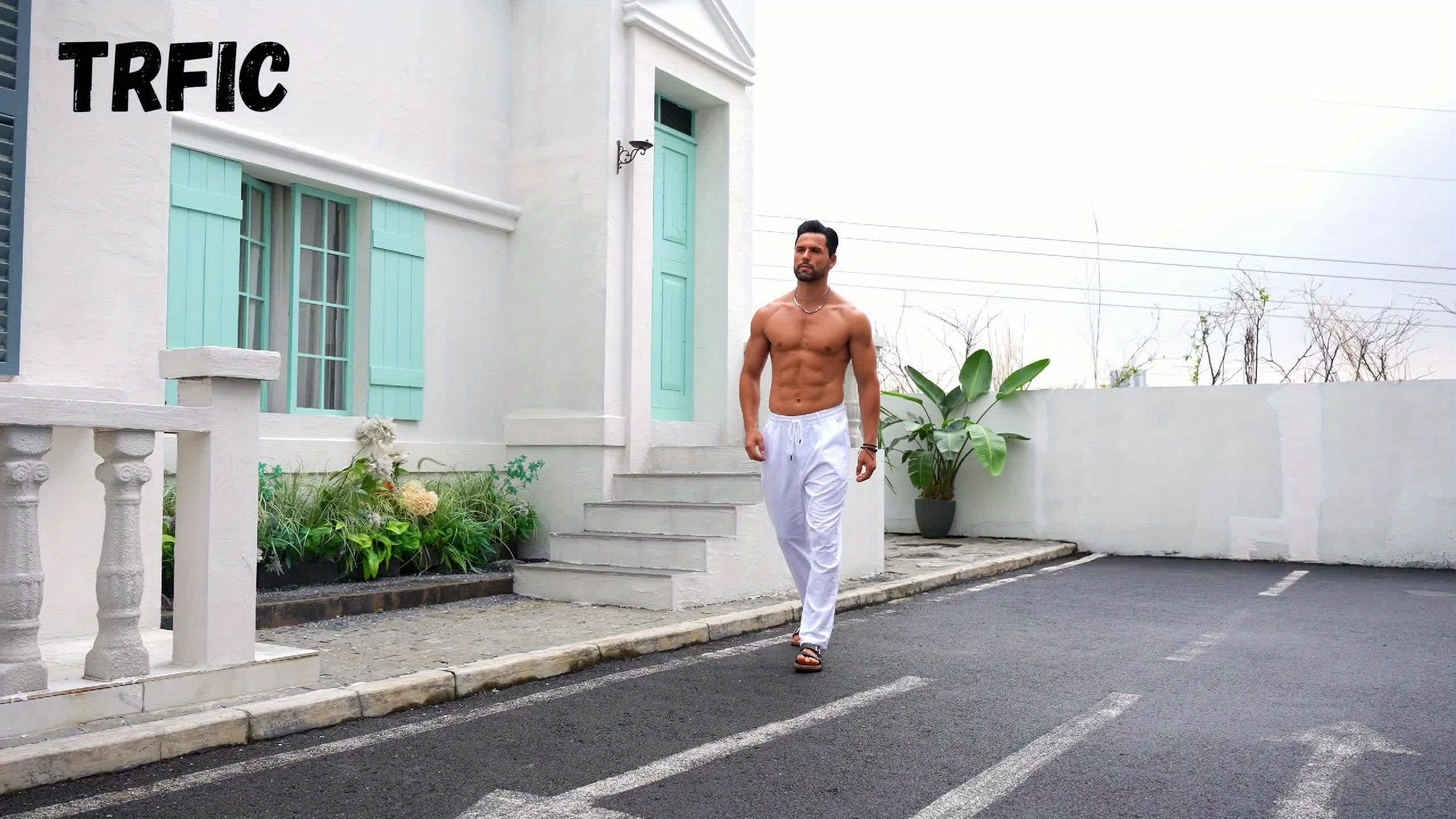 LAURENT MONACO | Pantalon en lin pour homme