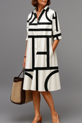 Ellie vestido midi elegante y favorecedor
