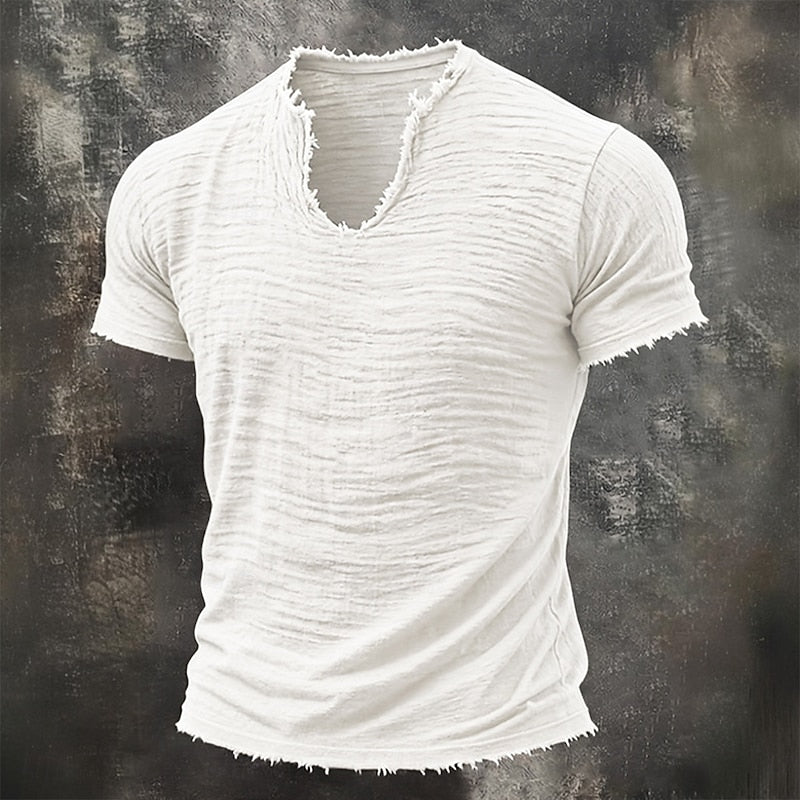 NuaBy | T-shirt vintage à col V