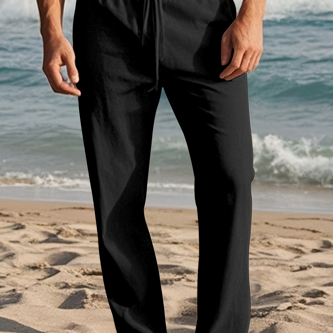 LAURENT MONACO | Pantalon en lin pour homme