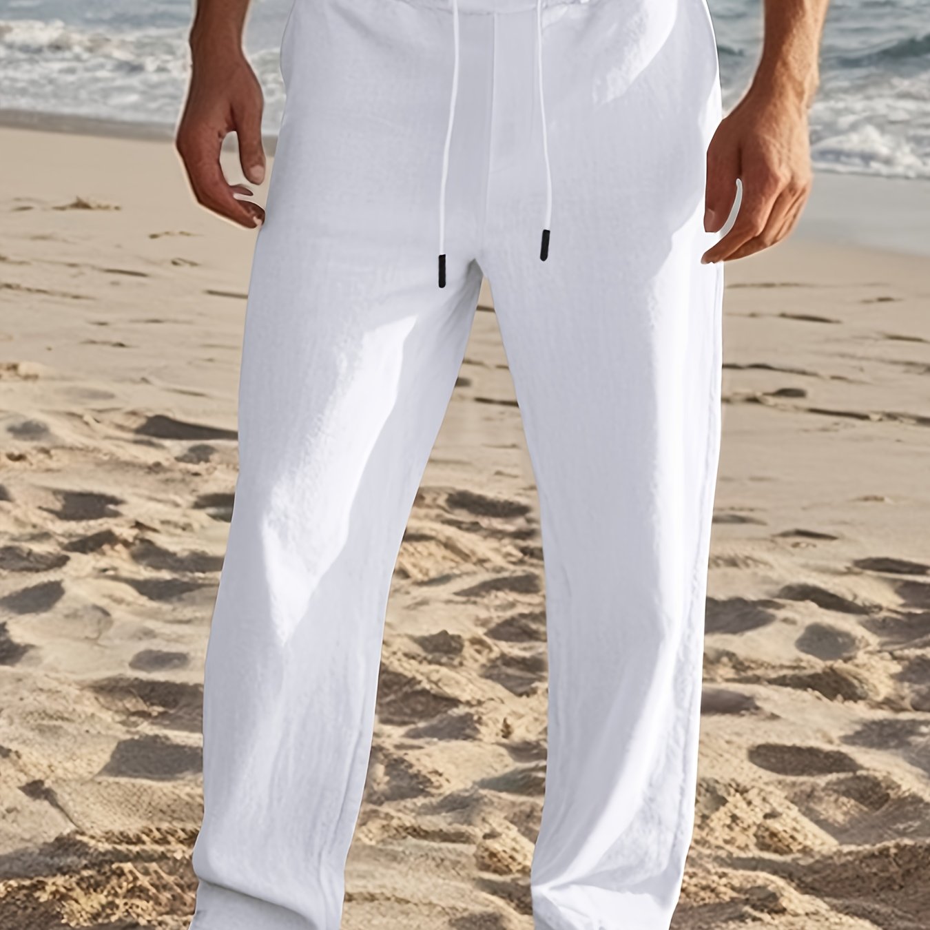 LAURENT MONACO | Pantalon en lin pour homme