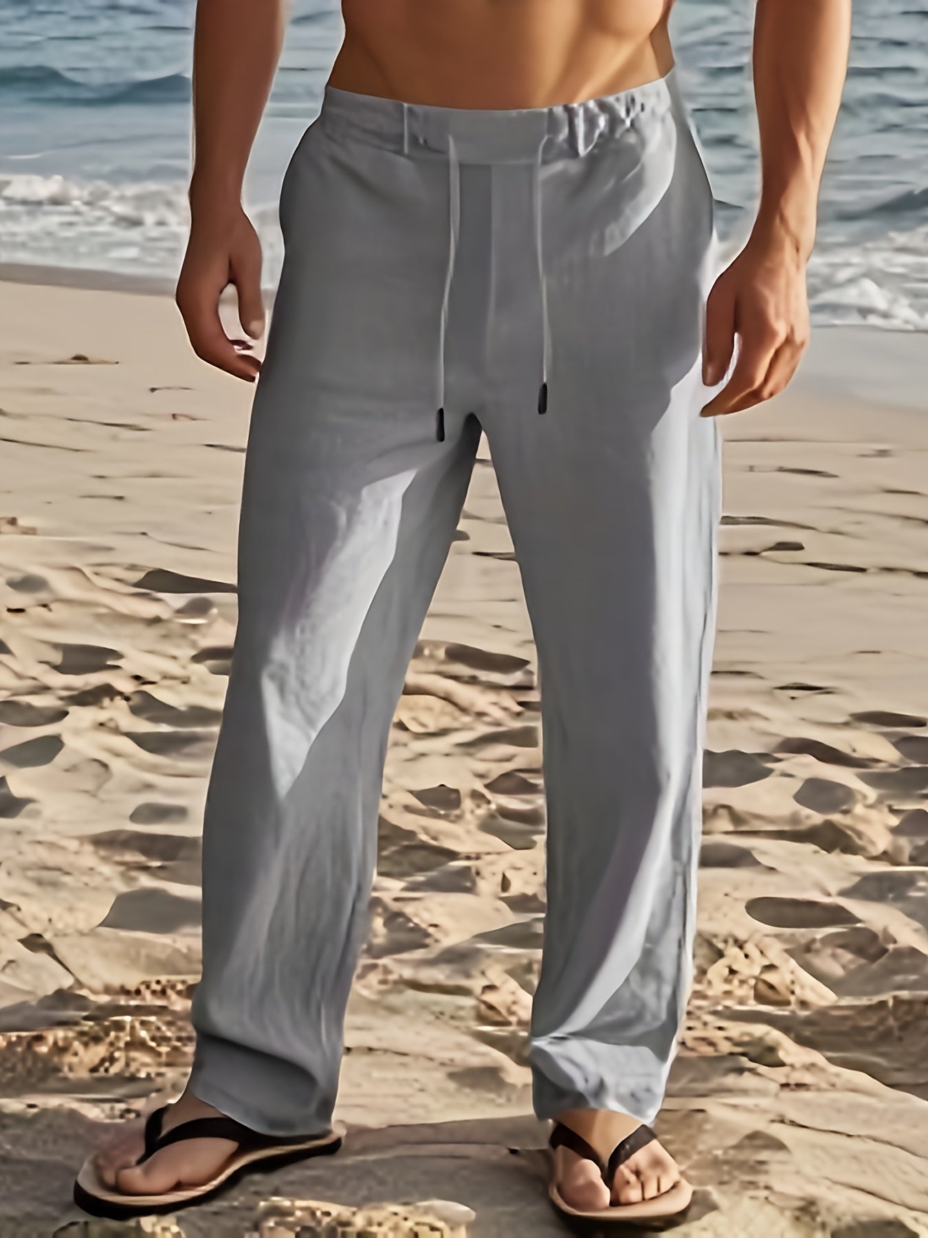 LAURENT MONACO | Pantalon en lin pour homme
