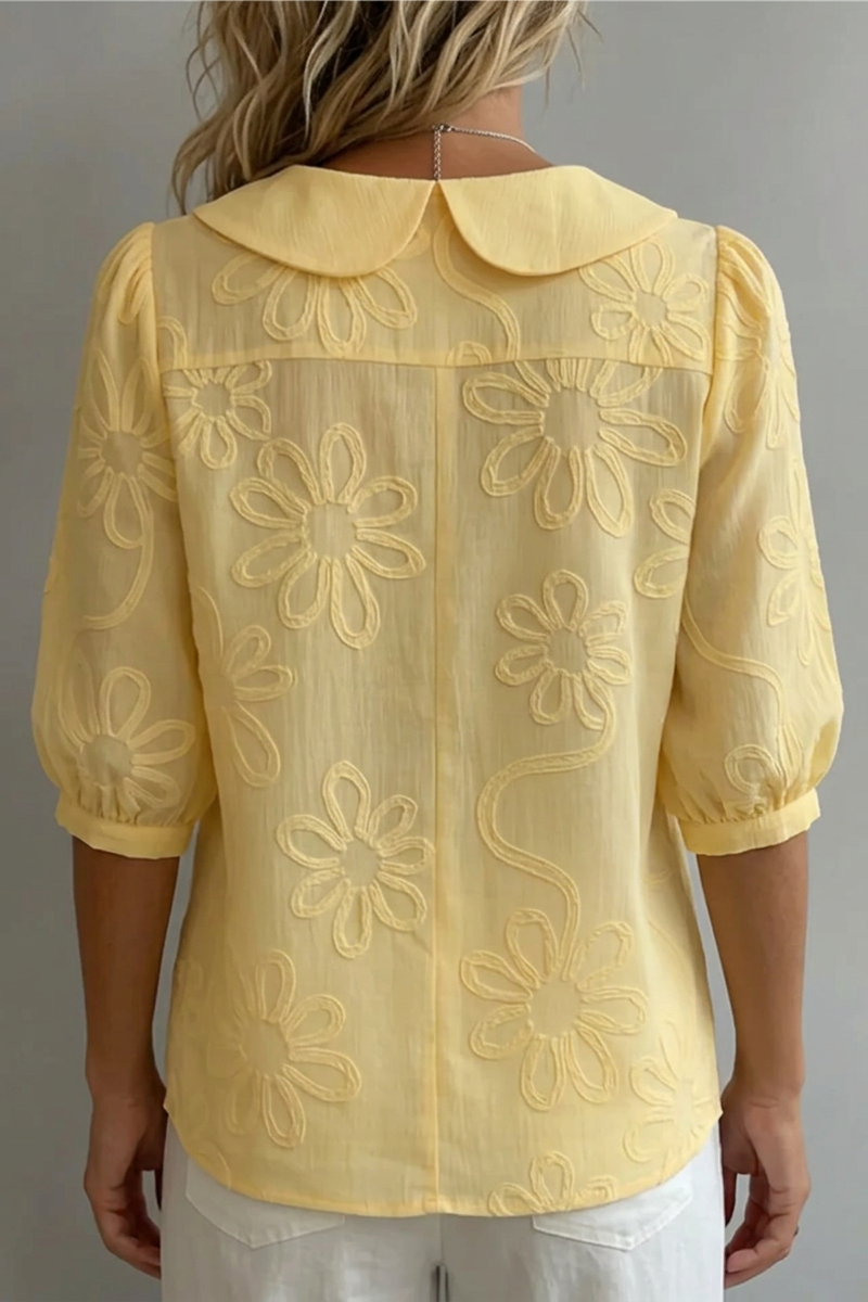 Blusa Fiora Elegante - Amarillo