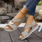 Sandalias Zéphiriane negras con soporte ajustable