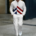 Chándal Lorenzo para hombre de media cremallera con bloques de color